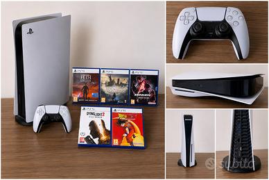 Sony PlayStation 5 Disc edition + 5 giochi ps5