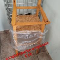 seggiolone vintage artigianale 
