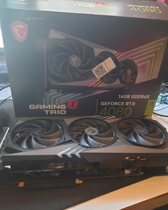 Scheda video RTX 4080 MSI Gaming Trio X