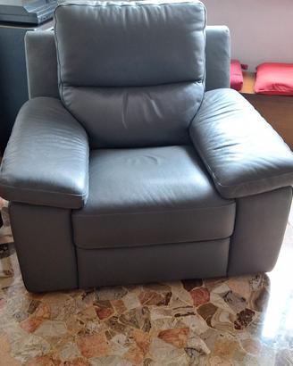 Poltrona in pelle