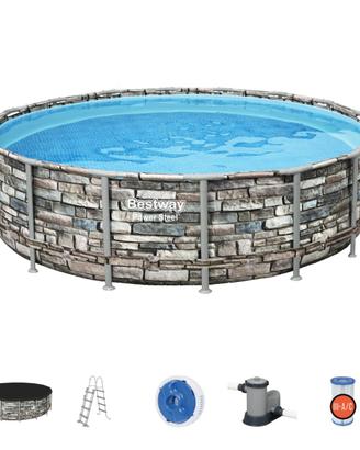 Piscina Bestway fuori terra 56966 488x122cm