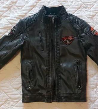 Giubbotto moto bimbo Petrol 7-8 anni come nuovo