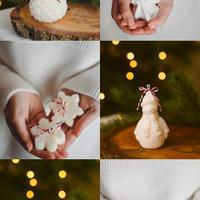 candele di natale cera di soia 