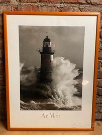 Stampa con cornice in legno Ar Man