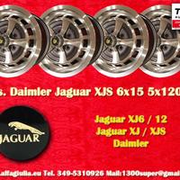 4 pz. cerchi Jaguar XJS 6x15 ET35 XJ6 12 Series 1-