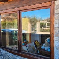 finestra in legno doppio vetro 188,5x123h