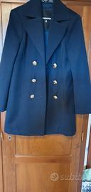 Cappotto caban blu a doppio petto Patrizia Pepe.