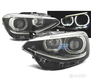 FARI BMW F20 21 ANGEL EYES LED SFONDO NERO