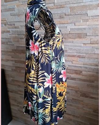 Mini abito tropicale Stradivarius fluido estivo le