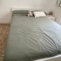 struttura del letto e materasso 140 x 200