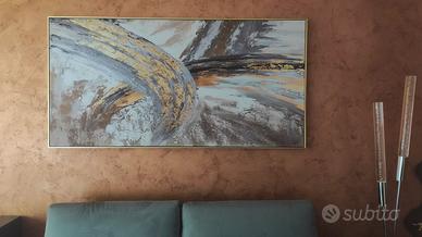 Dipinto astratto di grandi dimensioni, 160 x 80