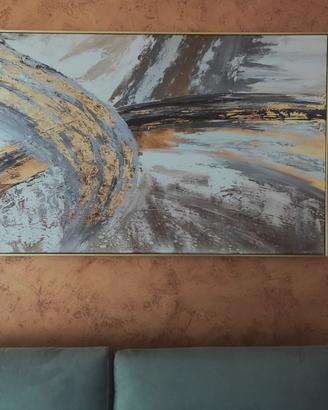 Dipinto astratto di grandi dimensioni, 160 x 80