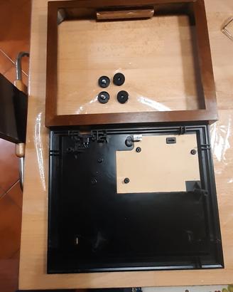 Philips Ga 408 base legno fondo piedini antivibraz