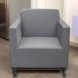 Copridivano Universale Grigio Elasticizzato
