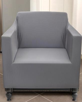 Copridivano Universale Grigio Elasticizzato