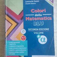 Colori della Matematica BLU volume 4 alfa