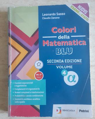 Colori della Matematica BLU volume 4 alfa