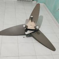 Lampadario Ventilatore 3 faretti 