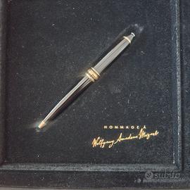 penna a sfera montblanc mozart nera