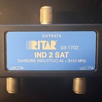 Divisore SAT/TV Ritar IND 2 SAT (40-2150 MHz)
