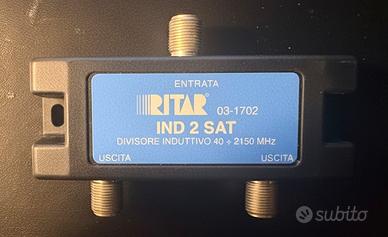 Divisore SAT/TV Ritar IND 2 SAT (40-2150 MHz)