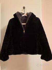 Subdued giacca double face in pelliccia sintetica