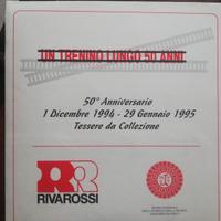 Rivarossi 50 anni tessere da collezione