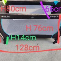 lettino bambini pieghevole da campeggio