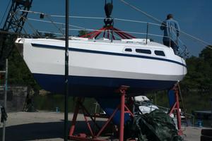 Barca a vela in compensato di mogano 7 metri