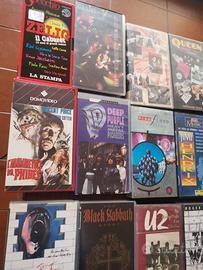 14 vhs musicali con custodia