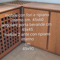 Soggiorno in legno rovere