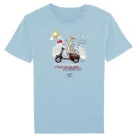 T-shirt XS S M L XL nuova 100% cotone biolo libero