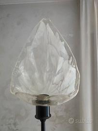 Lampada da terra Leaf in vetro di Murano