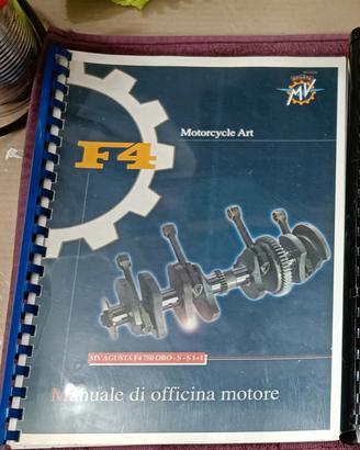 Manuale di officina motore per MV Agusta F4