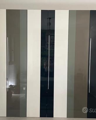 armadio in legno 6 ante