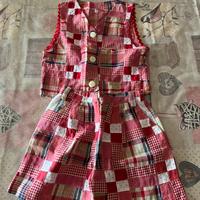 Camicia e pantaloncini bambina