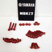 Kit viti ergal anodizzato rosso YAMAHA