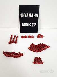 Kit viti ergal anodizzato rosso YAMAHA