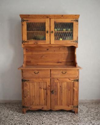 Credenza in legno massello stile rustico