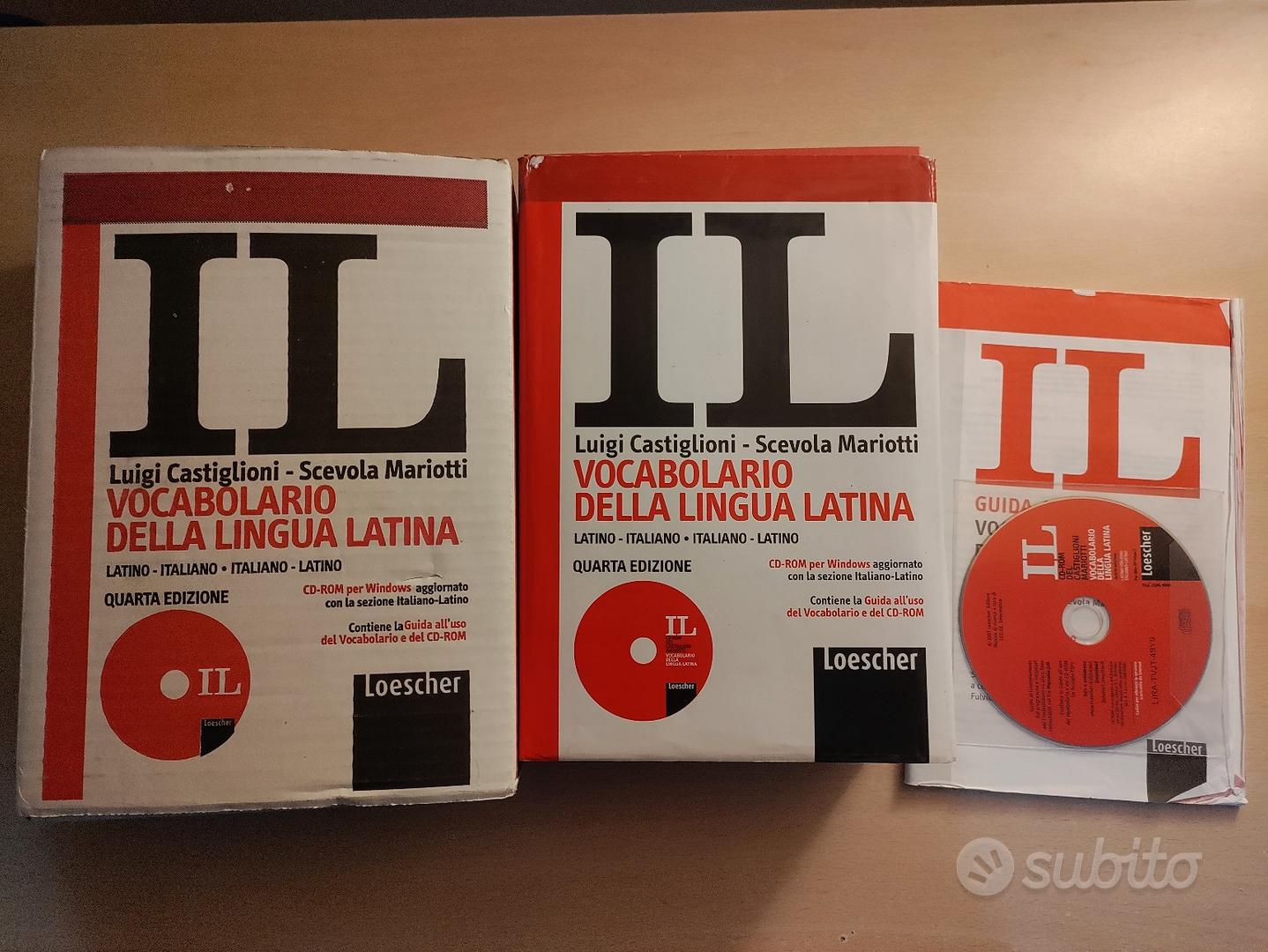  Il vocabolario della lingua latina. Latino-italiano,  italiano-latino. Con CD-ROM - Castiglioni, Luigi, Mariotti, Scevola - Libri