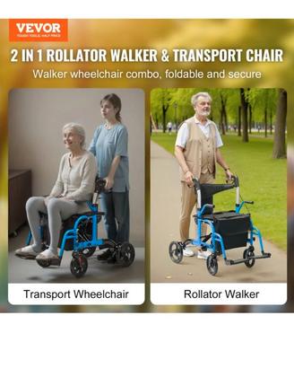 Deambulatore 2 in 1 blu