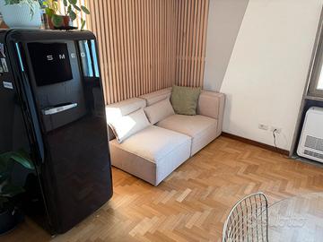 Divano design modulare Angolare 2 pezzi 169x95