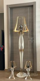 Set illuminazione piantana +2 abat-jour