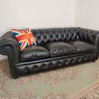 divano letto Chester Chesterfield black inglese 