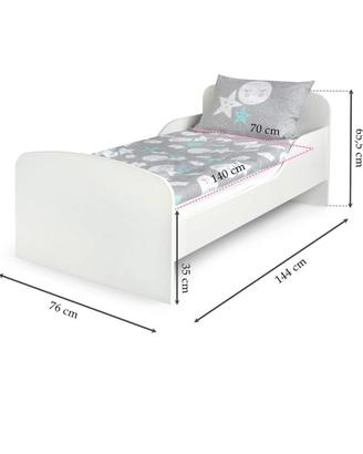 Letto Leomark in legno con materasso