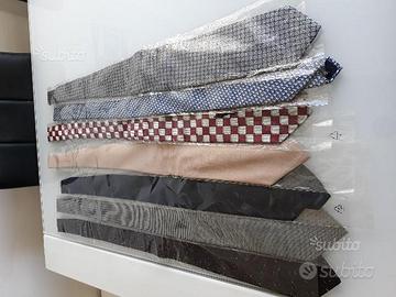 Cravatte uomo pura seta nuove