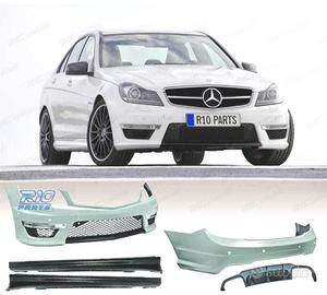 KIT CARROZZERIA MERCEDES C W204 11-15 LOOK AMG C63