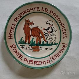 Lotto di 7 piatti ristoranti Buon ricordo anni 80 