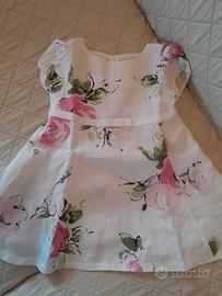 Vestitino/vestito Elsy  in lino taglia 12 mesi