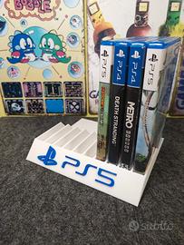 stand porta giochi PlayStation 5 ps5